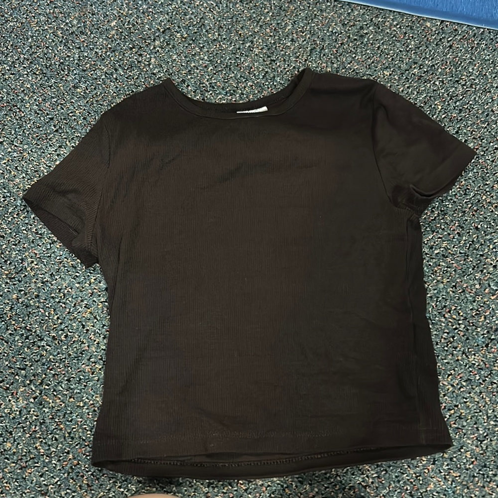 Brown crop top
